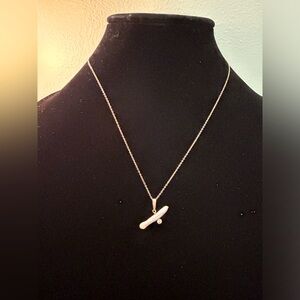 Gold and Freshwater Pearl Pendant Necklace 🌸